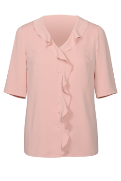 Блузка 2890АЕ, Пудровый #164П092890АЕ