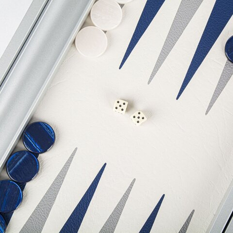 Нарды с боковыми стойками 48x30см Manopoulos Backgammon bde1nav