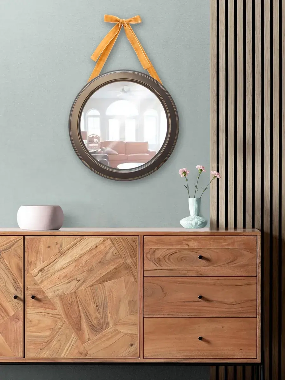 Зеркало настенное для прихожей 37 см