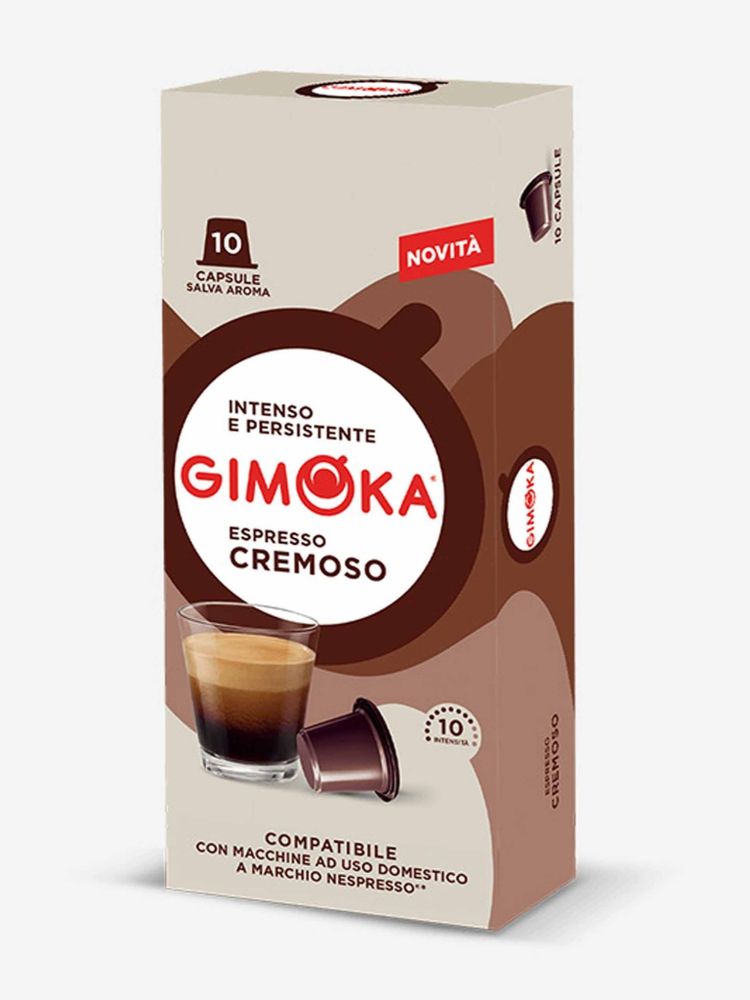Кофе в капсулах Gimoka Cremoso, 10 упаковок по 10 шт