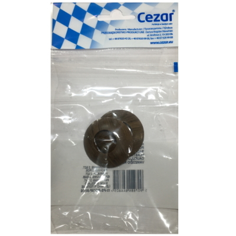 Розетта для труб Cezar D22мм 106 Гикори (пара)