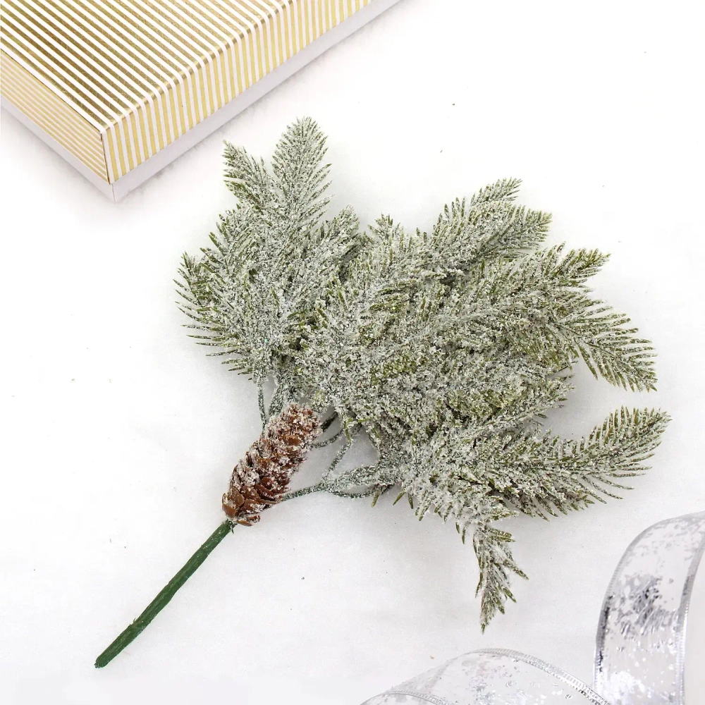 Ветка декоративная «Снежное чудо» 30 см
