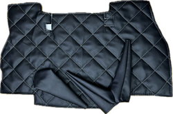 Коврик под рычаги КПП УАЗ 452, 3303 (белая нить ромб)