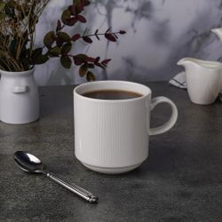 Кружка 370 мл белая d 8,5 см h9,1 см Neo Silk Stackable Noble [6]