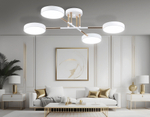 Светильник светодиодный подвесной FL516331/4 WH/FGD белый/золото 72W 3000-6000K 610*410*140 (без ПДУ)