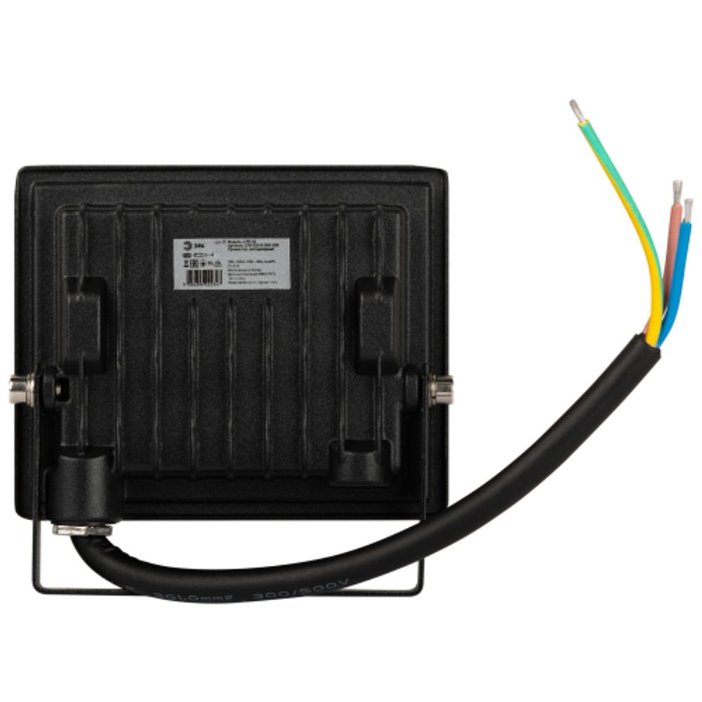 Прожектор светодиодный уличный ЭРА LPR-023-0-30K-020 20Вт 1600лм 3000K КСС Д 120° 2 года IP65 черный | Прожекторы Стандарт