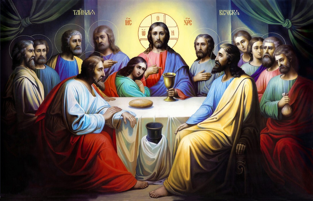 Икона под старину А5. Дерево, холст (иконы Спасителя и Богородицы)