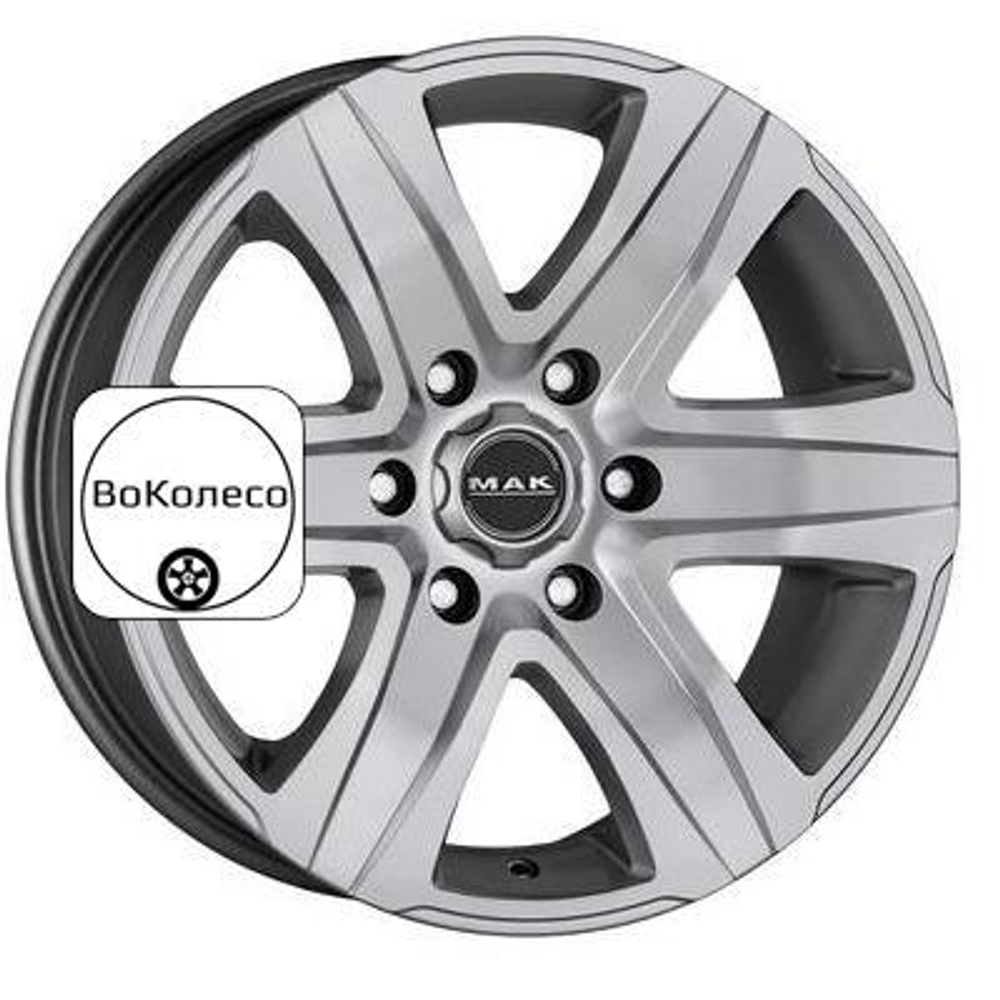 8,5x18/6x114,3 ET30 D66,1 Stone 4x4 T Silver MAK