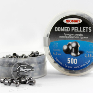 Пули “Люман” Domed  pellets (круглоголовая) 0,68гр (500шт)