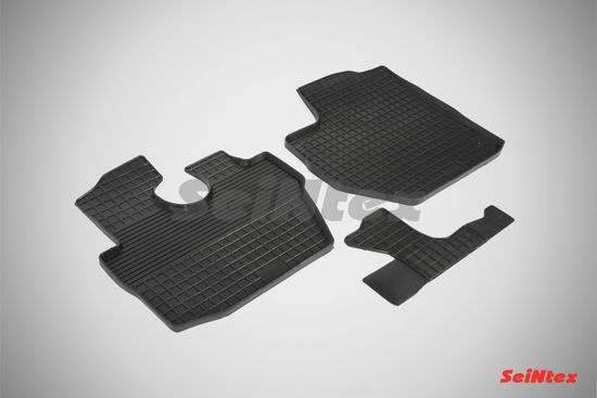 Резиновые коврики в салон Hyundai Porter II (2015-2018) "Сетка"