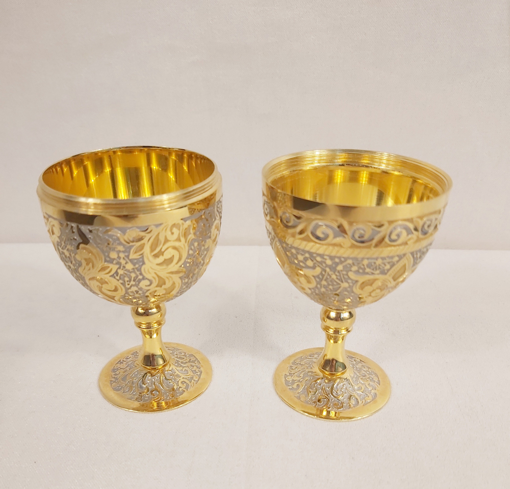 Сувенир "Яйцо-рюмки" (златоустоуская гравюра)