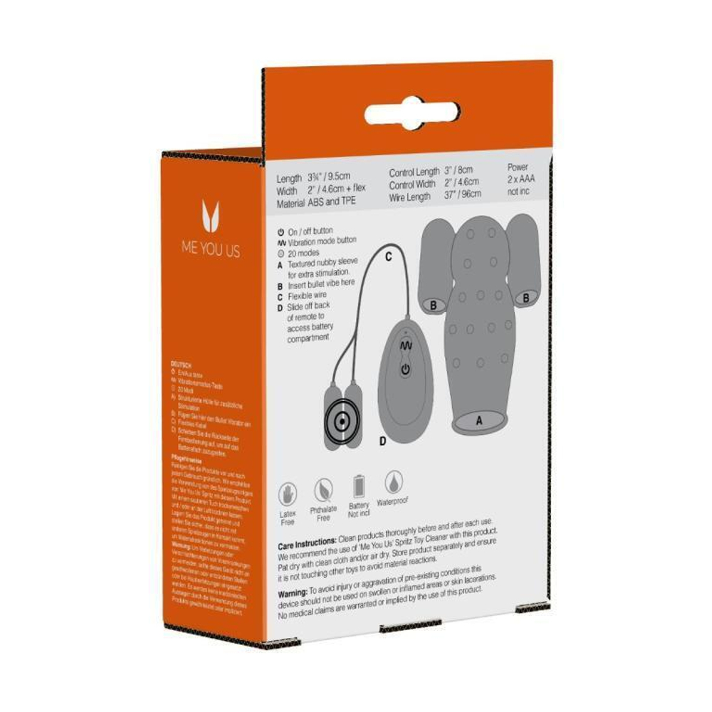 Черная вибронасадка для мастурбации Dual Power Masturbation Sleeve (Цвет: черный)