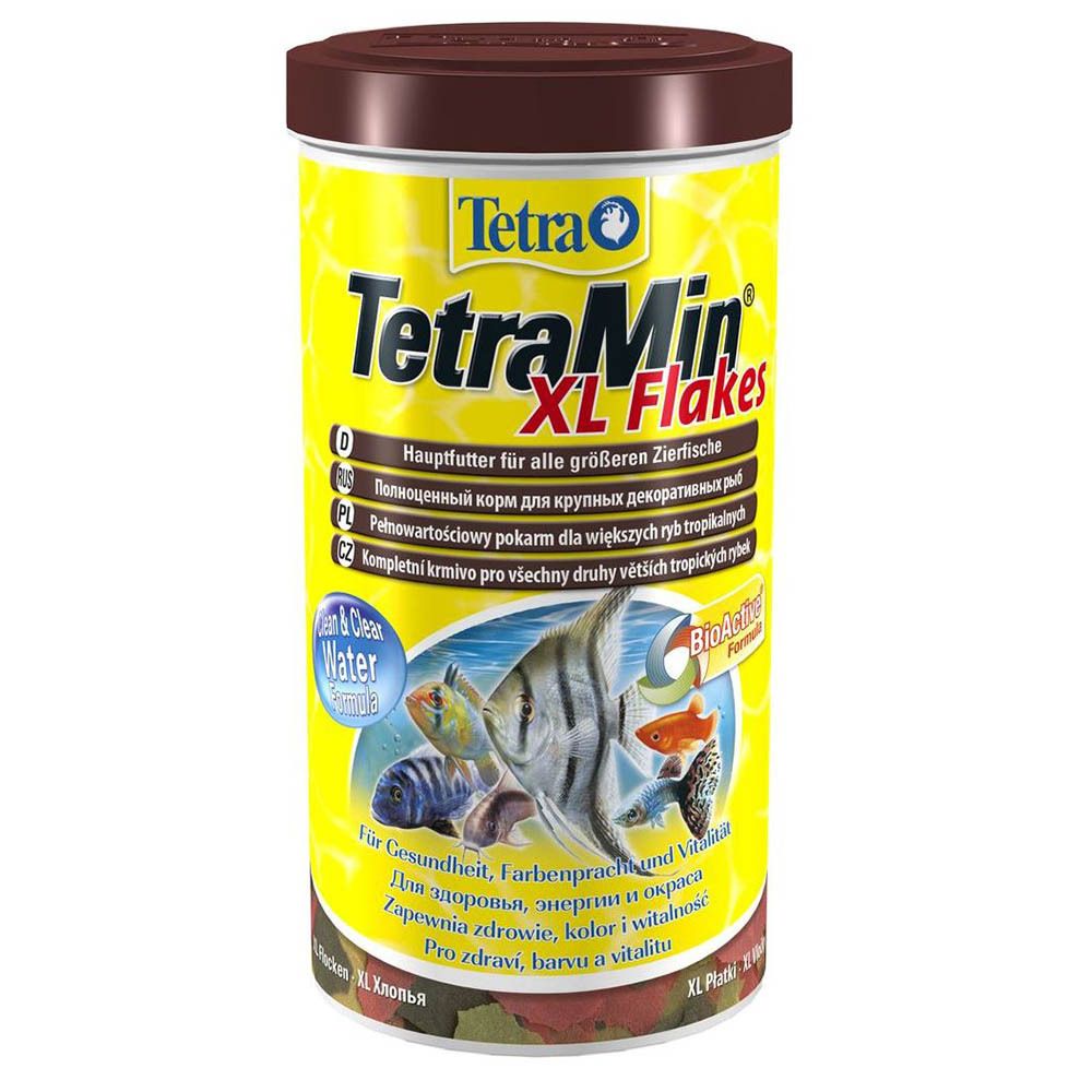 TetraMin Flakes XL - основной корм для рыб (большие хлопья)