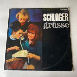 Винтажная виниловая пластинка LP Сборник Нeмецкой Эстрады Schlager Grusse (ГДР 1968)