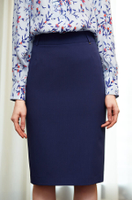 4751 Юбка женская (т.синий)