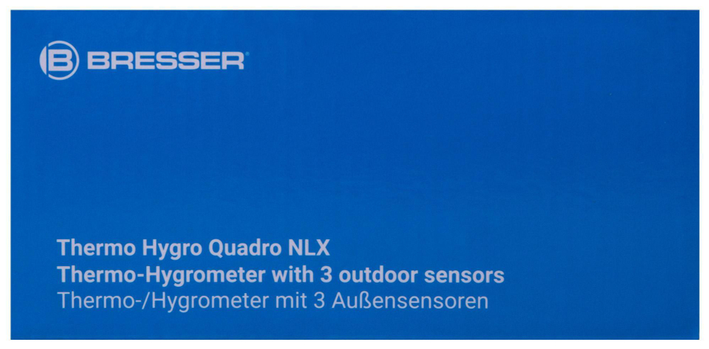 Метеостанция Bresser Thermo Hygro Quadro NLX с тремя датчиками