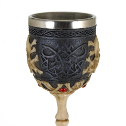 Бокал Череп с костями 16 см