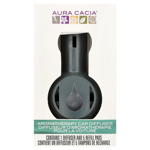 Aura Cacia, автомобильный диффузор для ароматерапии, 1 шт.