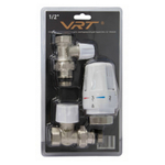 Комплект терморегулирующего оборудования для радиатора 1/2'' прямой VRT