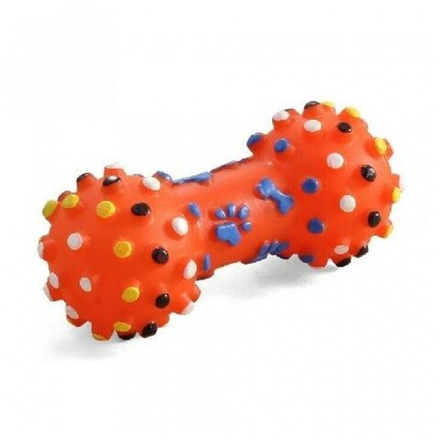 Игрушка Гантель с шипами,105мм