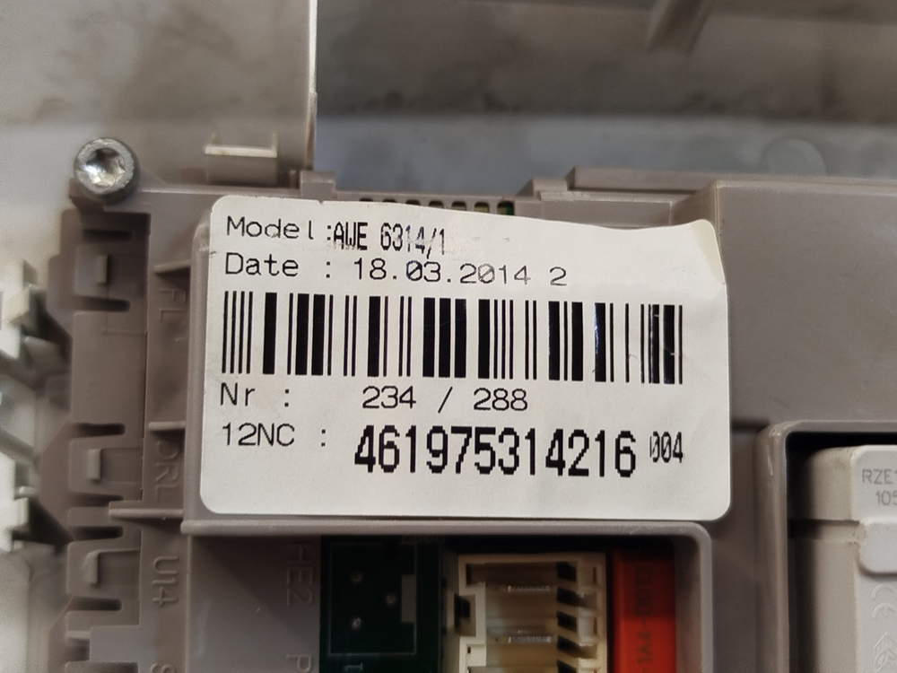 467 Силовой модуль и панель индикации в сборе для стиральной машины Whirlpool AWE 6314/1 б/у