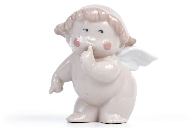 Статуэтка «Тихо!» (Shush!) из серии «Дерзкие херувимы» (Cheeky Cherubs)