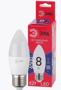 ЛАМПА СВЕТОДИОДНАЯ ЭРА ЭКО LED B35-8W-865-E27