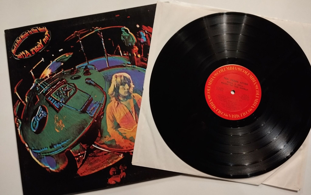 Винтажная виниловая пластинка LP Ten Years After Rock and Roll Music To The World (USA 1972)