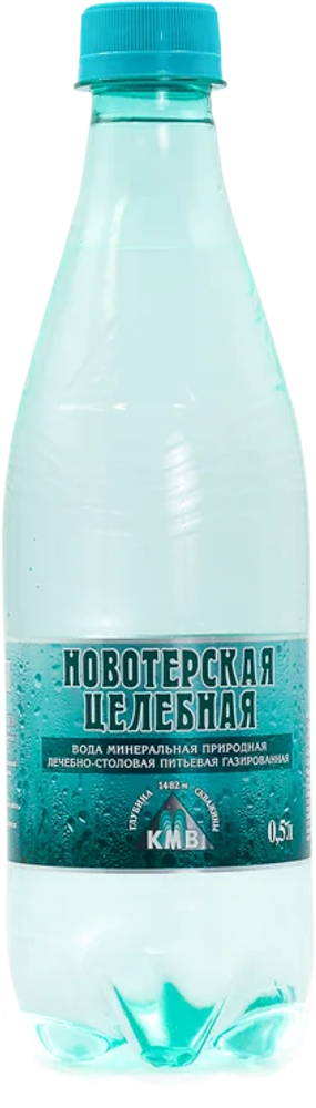 Вода природная минеральная Новотерская Целебная 0.5 - пэт