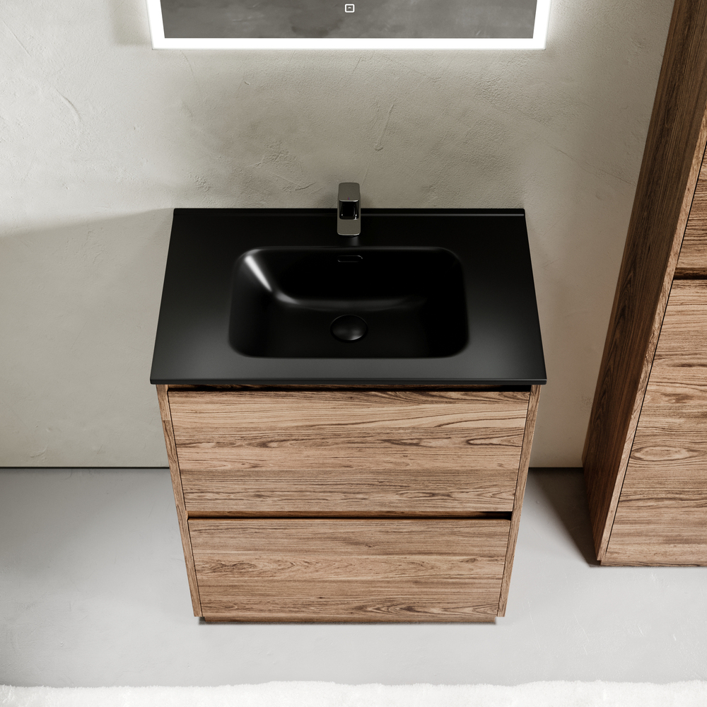 Тумба с раковиной Sancos Libra Floor 70 см LB70FECH дуб чарльстон