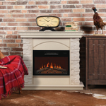 Каминокомплект Real Flame Elford WT с очагом Kendal 24