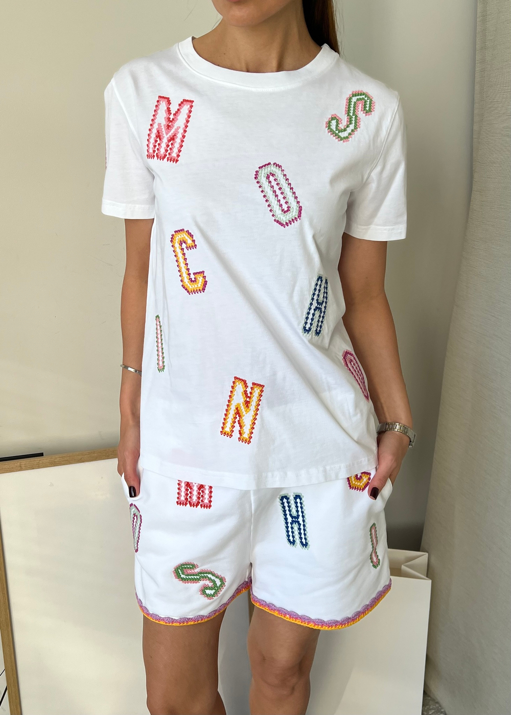 Хлопковый костюм Moschino Couture, S