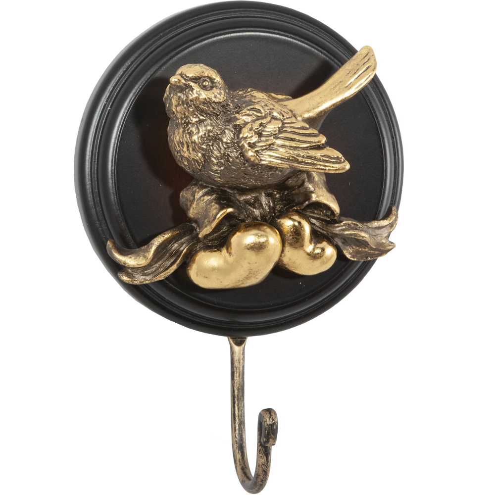 Настенный крючок Нежность Бронза