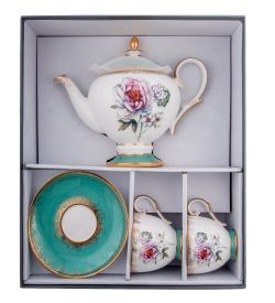Pavone JK- 24 Чайный набор на 2 перс.«Цветок Неаполя»