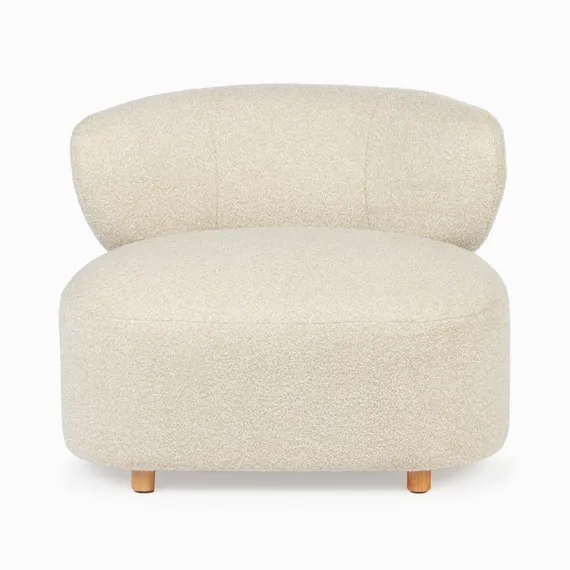 Лаунж-кресло Non серое