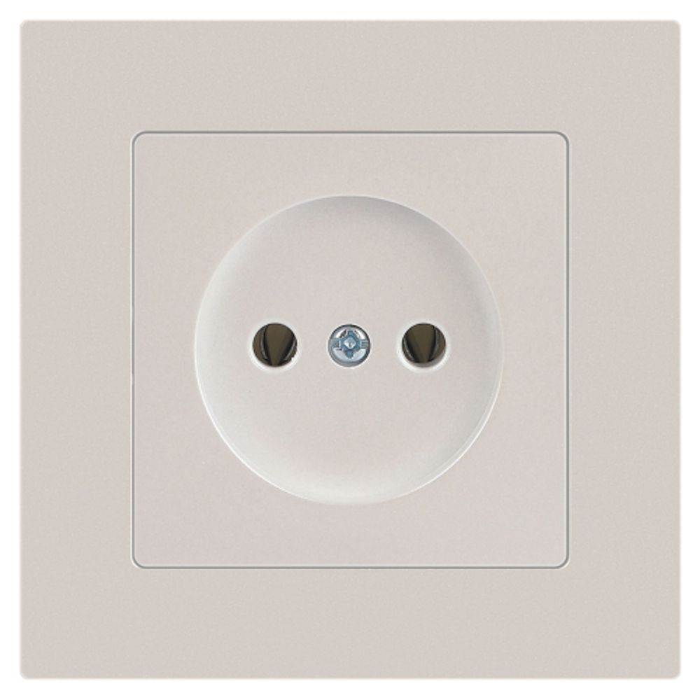 Розетка Intro Accent 6-201-06 2P 16А-250В IP20 СУ AL/CU перламутр | Intro