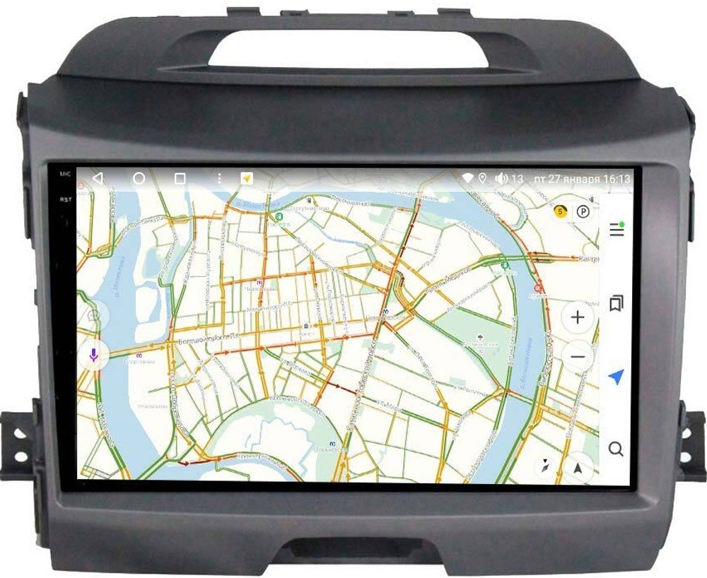 Магнитола для KIA Sportage 3 2010-2016 - Vaycar VA27-0537-2K на Android 13, 8-ядер, 2K QLED, ТОП процессор, CarPlay, 4G SIM-слот