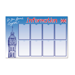 Стенд Information Английский с карманами А4 1500001085