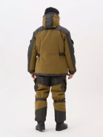Зимний мужской костюм Onerus "Горный -45" (Брезент/Таслан), Полукомбинезон, Хаки