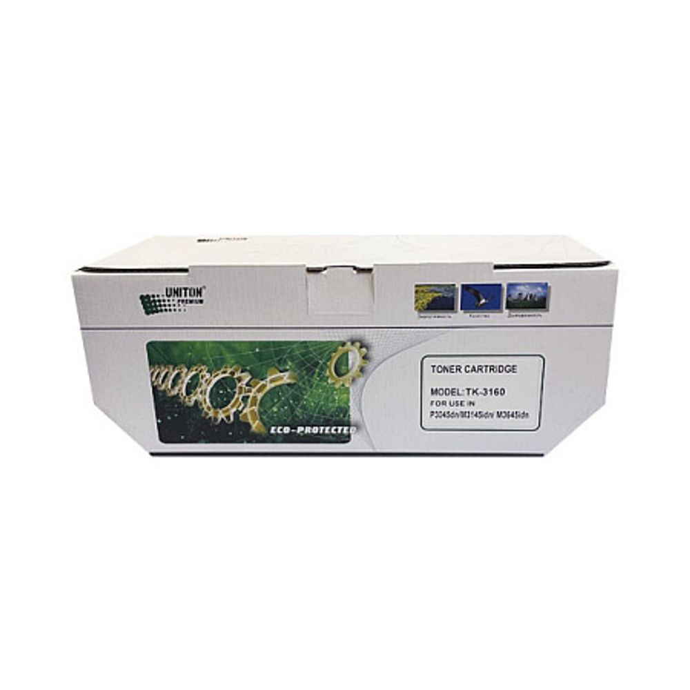 Тонер-картридж UNITON, аналог KYOCERA TK-3160 для P3045DN/P3050/P3055/P3060 (12,5K)