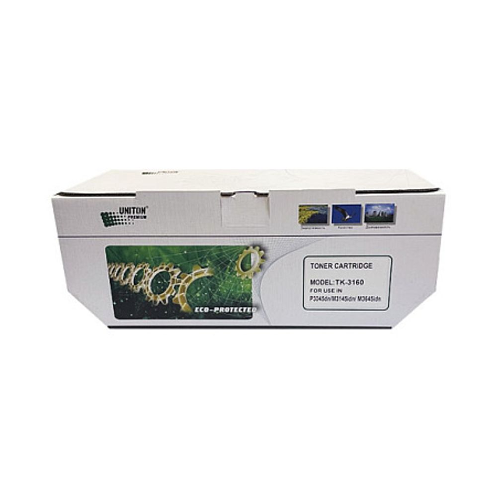 Тонер-картридж для (TK-3160) KYOCERA P3045DN/P3050DN/P3055DN/P3060DN (12,5K) UNITON Premium GREEN LINE (Eco Protected)