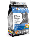 Сухой корм Probalance Sterilized с курицей 400 г для кастрированных кошек