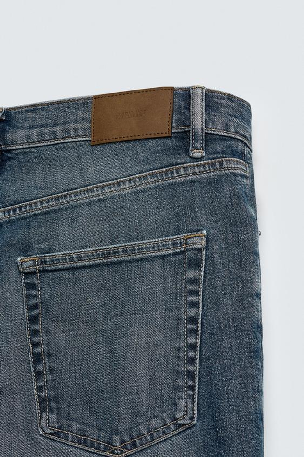 ZARA ДЖИНСЫ SLIM FIT БАЗОВЫЕ, СИНИЙ