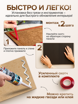 Декоративные панели для стен Венге