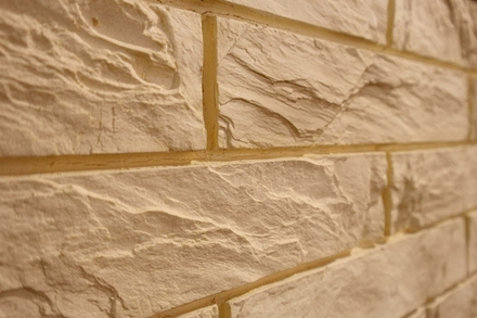 Декоративный камень "Каменный Кирпич" светло-желтый арт: КирпКам 002