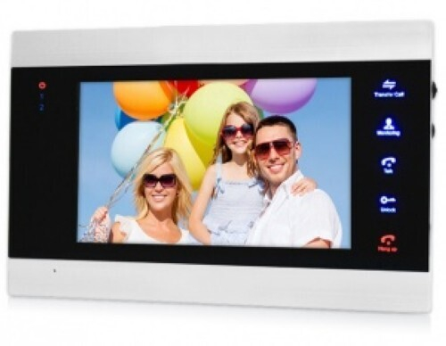 EVJ-71-AHD цветной AHD (720P) 7 видеодомофон на две вызывные панели, слот microSD