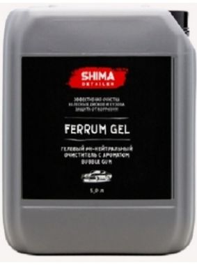 SHIMA DETAILER FERRUM GEL гелевый нейтральный очиститель 5л (bubble gum)