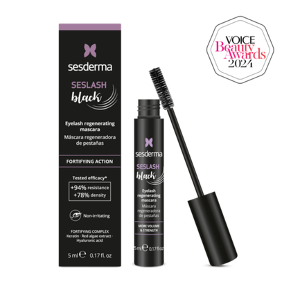 SESLASH BLACK Тушь для ресниц восстанавливающая, чёрная