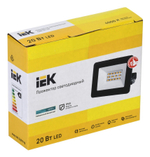 Прожектор LED СДО06-20 LED черный IP65 6500 K IEK LPDO601-20-65-K02