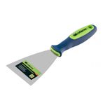 Шпательная лопатка из нержавеющей стали, 80 мм, двухкомп. ручка Сибртех